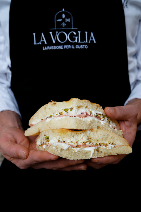 Focaccia farcie Mortadella & Stracciata