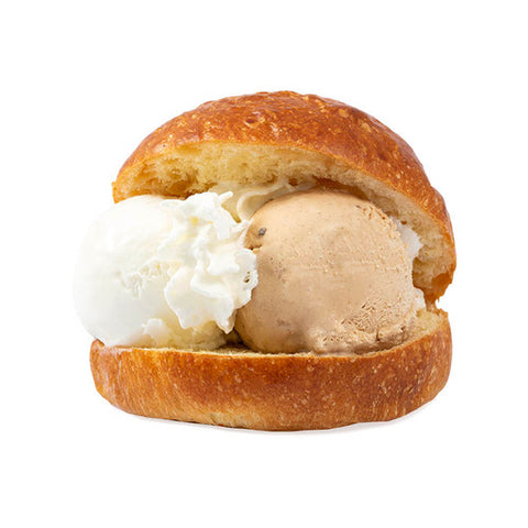 Brioche avec glace