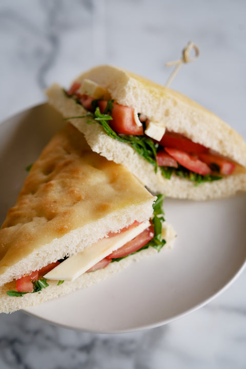Focaccia Farcie Tomate & Mozzarella